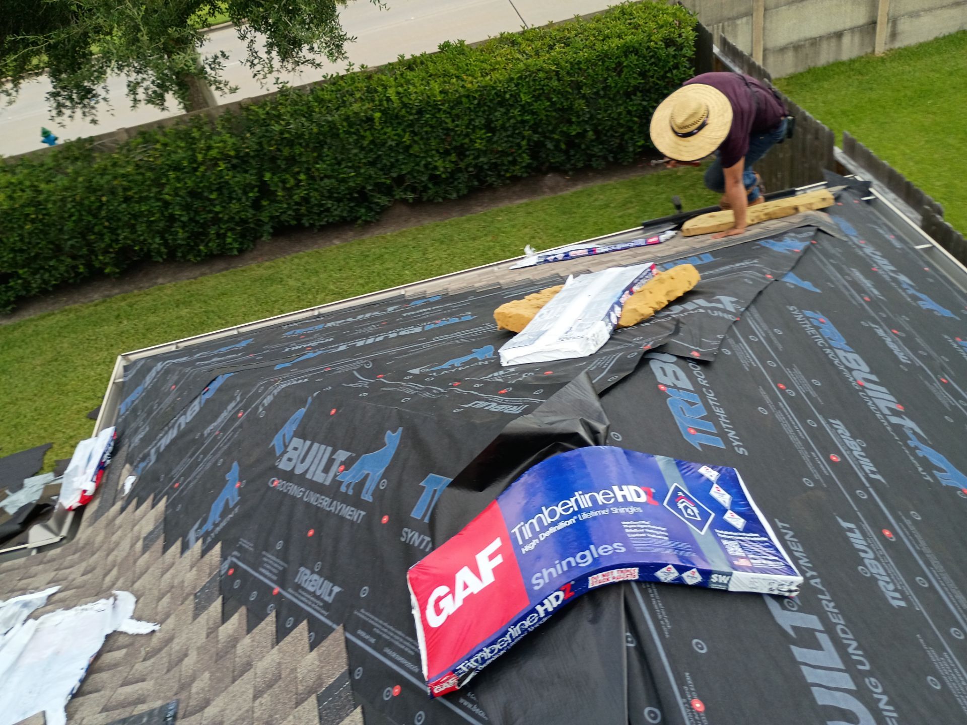 roof replacement Cypress TX with Smith & Sons